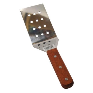 Perforated Stainless Steel Wood Handle Spatula