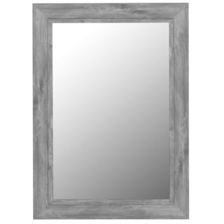 Antique Weathered Grey / Grey Liner Framed Wall Mirror