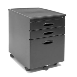 Calico Designs Metal Mobile File Cabinet with Wheel Casters