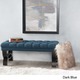 Scarlette Tufted Fabric Ottoman Bench by Christopher Knight Home - Thumbnail 4