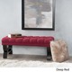 Scarlette Tufted Fabric Ottoman Bench by Christopher Knight Home - Thumbnail 5