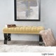 Scarlette Tufted Fabric Ottoman Bench by Christopher Knight Home - Thumbnail 7