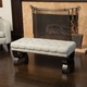 Scarlette Tufted Fabric Ottoman Bench by Christopher Knight Home - Thumbnail 8