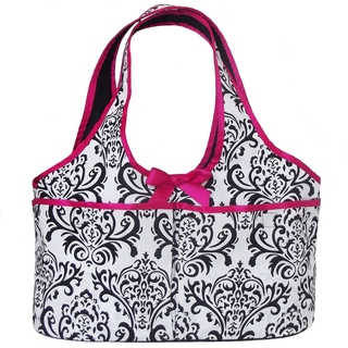 AnnLoren Damask Print Doll Carrier Tote for 18-inch Dolls