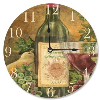 Grapes of Tuscany Vanity Clock