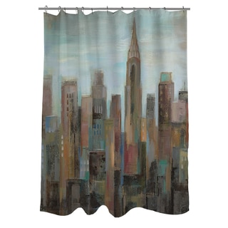 Cityscape at Dawn Shower Curtain