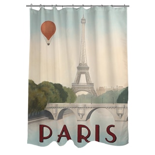 Thumbprintz City Skyline Paris Shower Curtain