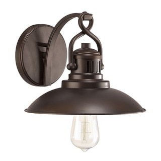 Urban Retro 1-light Wall Sconce in Burnished Bronze