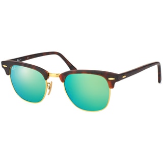 Ray-Ban Unisex 'Clubmaster RB3016 114519' Round Sunglasses