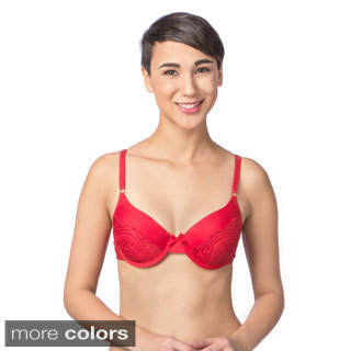24/7 Frenzy Women's Lace-accent Full-cup Bra (Pack of 6)