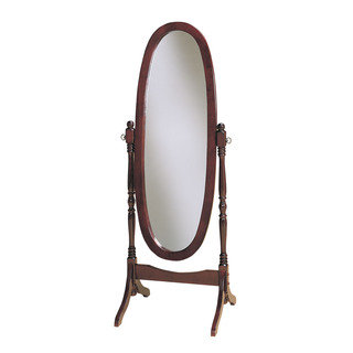 Powell Heirloom Cherry Finished Adjustable Cheval Mirror