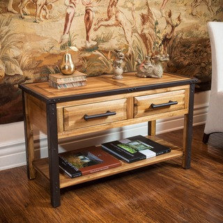 Luna Acacia Wood Console Table by Christopher Knight Home