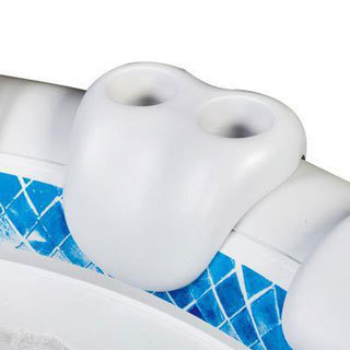 Inflatable Spa Headrest and Cupholder 2-piece Set
