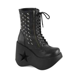 Women's Demonia Dynamite 100 Ankle Boot Black Vegan Leather