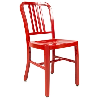 LeisureMod Alton Red Modern Dining Chair