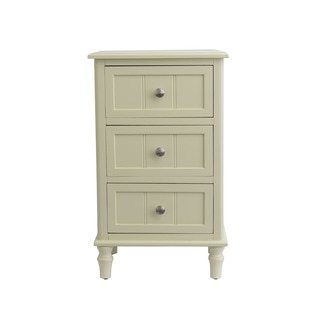 Buttermilk 3-drawer End Table