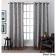 ATI Home Finesse Faux Linen Grommet Top Curtain Panel Pair