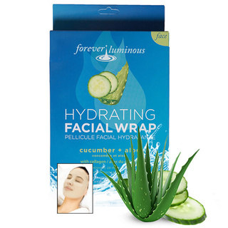 My Spa Life Cucumber and Aloe Hydrating Facial Pellicule Facial Wraps (Set of 3)