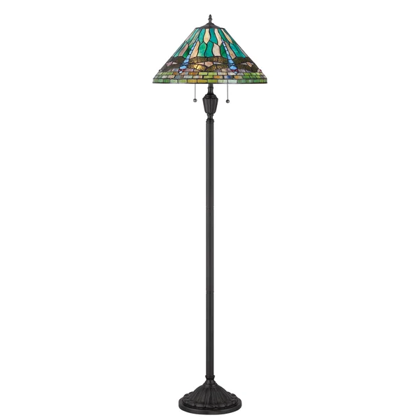 Quoizel King 2-light Vintage Bronze Floor Lamp