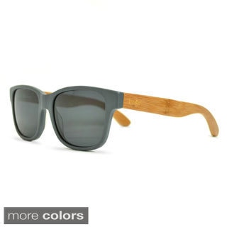 Tmbr. Bamboo Style Unisex Matte Grey Sunglasses