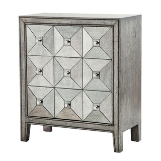 Madison Park Antique Silver Apothecary Chest