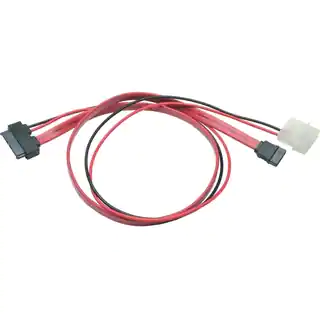 Tripp Lite 20in Slimline SATA to SATA LP4 Power Cable Adapter