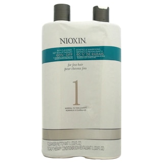 Nioxin System 1 Cleanser & Scalp Therapy 33.8-ounce Shampoo and Conditioner