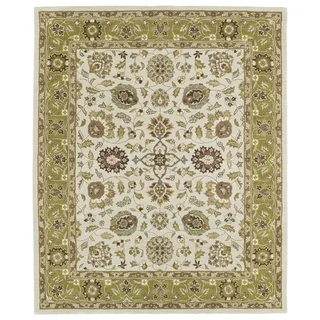 Hand-tufted Anabelle Beige Wool Rug (7'6 x 9')