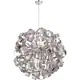 Quoize 12-light Ribbon Curled Steel Large Pendant