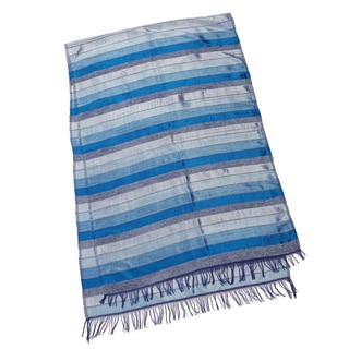 Ocean Blue and Grey Table Runner (Morocco)