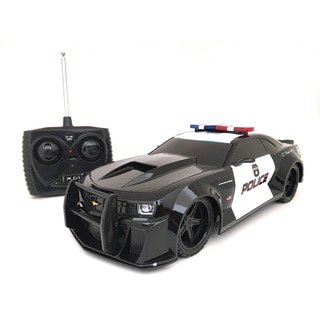Tri-Band Remote Control 1:18-scale Chevrolet Camaro RC Police Car