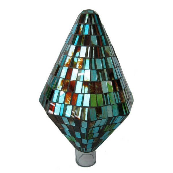 Turquoise Copper Diamond Shaped Gazing Globe