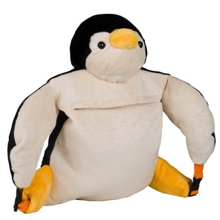 Wildkin Penguin Kids' Luggable Plush Backpack