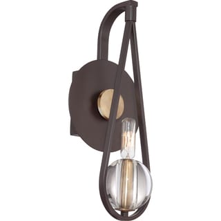 Quoizel Uptown Seaport 1-light Western Bronze Wall Sconce