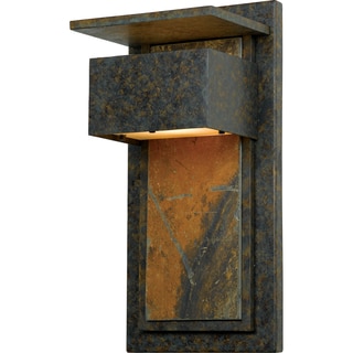 Quoizel Zephyr Muted Bronze Finish Medium Wall Lantern