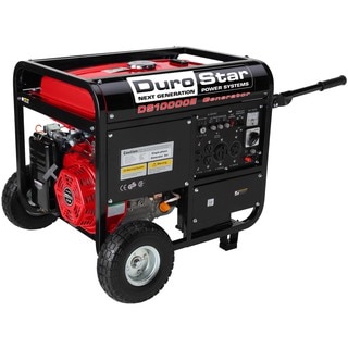 DuroStar 10,000 Watt 16.0 HP Gas Generator w/ Electric Start and Wheel Kit. CARB Approved