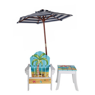 Teamson Winland Palm Tree Outdoor Table and Chair Set