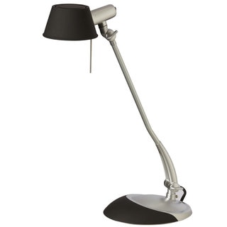 Dainolite Single-light Matte Black Desk Lamp