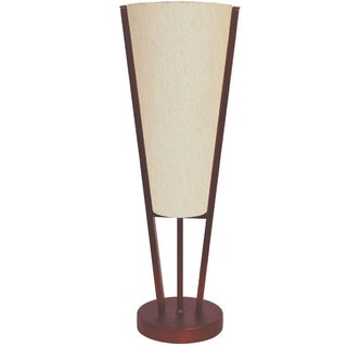 Emotions Flax Shade and Oil-brushed Bronze Single-light Table Lamp