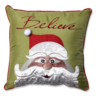Pillow Perfect Christmas Santa Believe 18-inch Throw Pillow