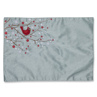 Holiday Cardinal on Snowy Branch Placemat (Set of 2)