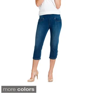 Bluberry Denim Women's Plus Size Pedal Pusher Jeans