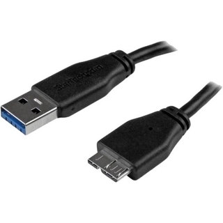 StarTech.com 15cm (6in) Short Slim SuperSpeed USB 3.0 A to Micro B Ca