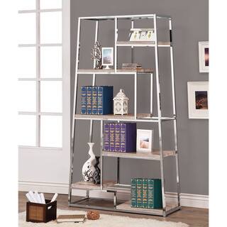 Coaster Company Reclaimed Wood Asymetrical Bookshelf