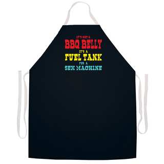 'BBQ Belly Sex Machine' BBQ Grill Apron-Black