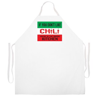 'If You Don't Like Chili You're In The Wrong Kitchen' Apron-Black