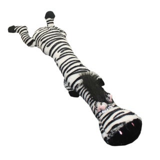 Multipet Dawdler Dudes 20-inch Zebra Dog Toy