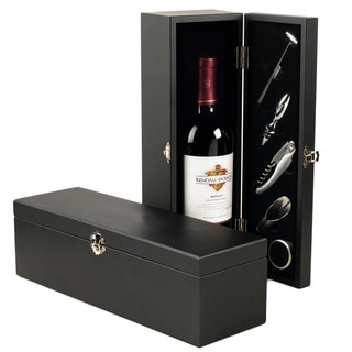 Red Vanilla 5-piece Black Boxed Wine Accessories