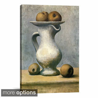 iCanvas Pablo Picasso 'Still Life with a Pitcher and Apples' Canvas Print Wall Art