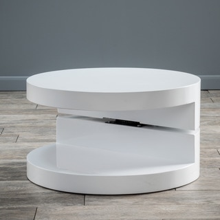 Small Circular Mod Rotatable Coffee Table by Christopher Knight Home